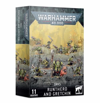 Warhammer 40k Orks Runtherd und Gretchin