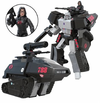 Transformers Collab GI Joe Megatron HISS Tank & Baroness