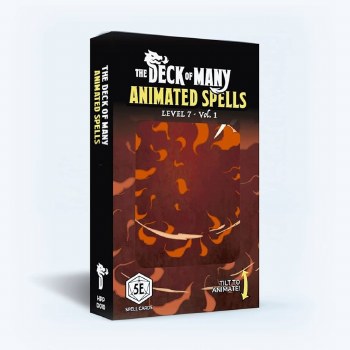 The Deck of Many Animated Spells LVL7 Vol. 1 5E