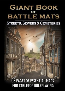 Giant Book of Battle Mats Streets Sewers & Cemeteries EN