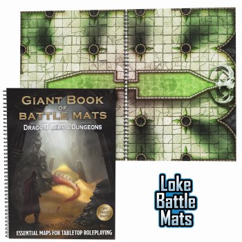 Giant Book of Battle Mats Dragon Lairs & Dungeons EN