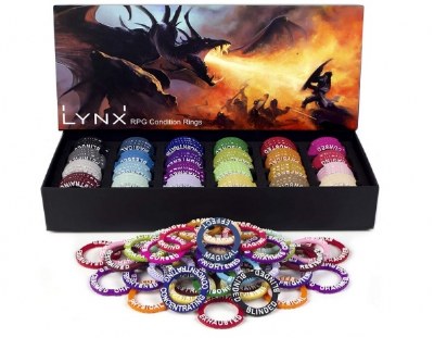 Lynx RPG Condition Rings Set