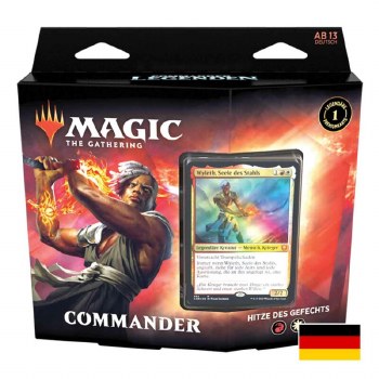 Magic Commander Legenden Deck Hitze Des Gefechts DE