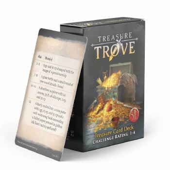 D&D Treasure Trove Treasure Card Deck CR 1 - 4 EN