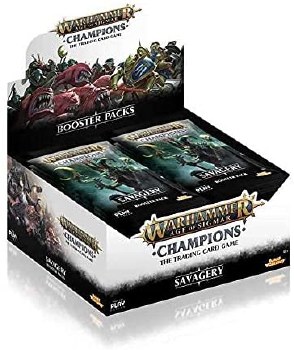Warhammer Age of Sigmar TCG Champions Savagery Display EN
