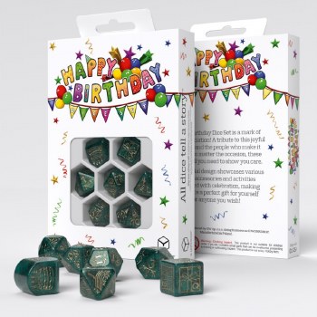 QWorkshop Happy Birthday Dice Set Balloons (7)