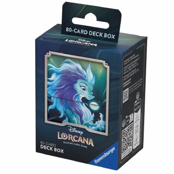 Disney Lorcana Sisu Divine Water Dragon 80 Card Deck Box