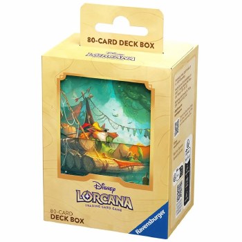 Disney Lorcana Robin Hood Daydreamer 80 Card Deck Box