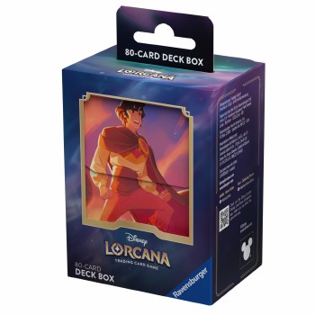 Disney Lorcana Aladdin Heroic Outlaw 80 Card Deck Box