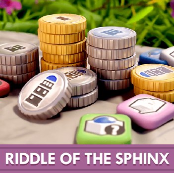 Santorini The Riddle of the Sphinx Acrylic Token Pack