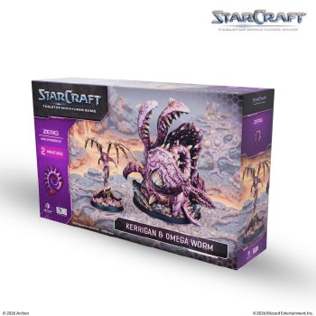 StarCraft Tabletop Miniatures Game Zerg Kerrigan & Omega Worm EN