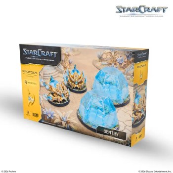 StarCraft Tabletop Miniatures Game Protoss Sentry EN