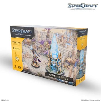 StarCraft Tabletop Miniatures Game Protoss Artanis & Pylon EN
