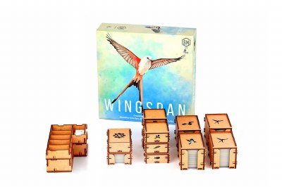 e-Raptor Insert Wingspan and Expansions Boardgame Organizer