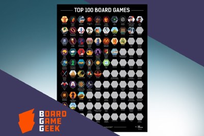 Scratch-Off Poster Top 100 (2021 BGG Edition)