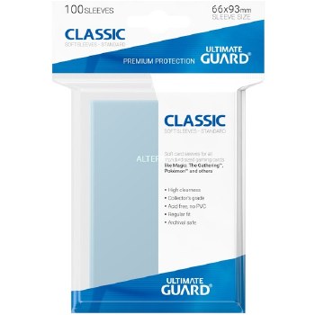 Ultimate Guard Soft Sleeves Regular Fit Transparent (100) 66*93mm