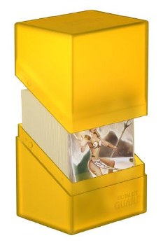 Ultimate Guard Boulder Deck Case Standard Size Amber 80+