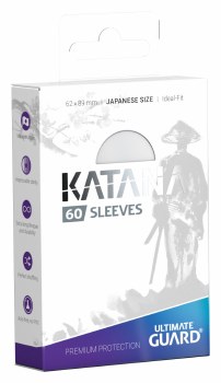 UltGuard Katana Sleeves Japanese Size White (60)