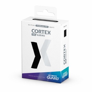UltGuard Cortex Sleeves Standard Size Black (100)