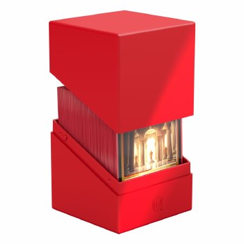 Ultimate Guard Boulder Deck Case Solid Red 100+