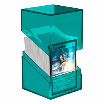 Ultimate Guard Boulder Deck Case Clear Malachite 100+