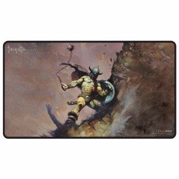 Ultra Pro Black Stitched Playmat Frank Frazetta Warrior