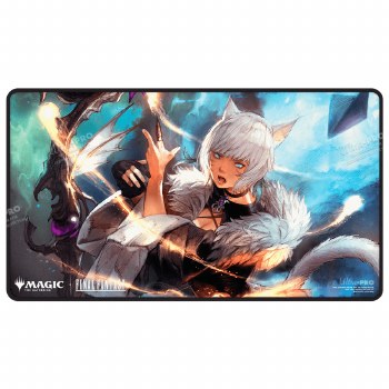 Ultra Pro FINAL FANTASY Black Stitched Playmat Yshtola Rhul