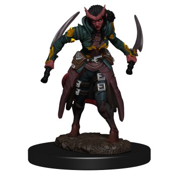 D&D Icons of the Realms Premium Mini Tiefling Rogue Female