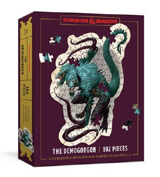 D&D Mini Shaped Jigsaw Puzzle The Demogorgon Edition (102)