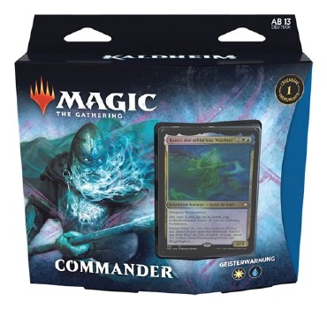 Magic Kaldheim Geisterwarnung Commander Deck Deutsch