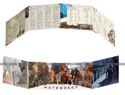 D&D Waterdeep Dragon Heist DM Screen EN