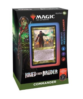 Magic Krieg der Brüder Commander Deck Mishras Messing Banner DE