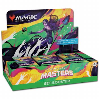 Magic Commander Masters Set Booster Display DE
