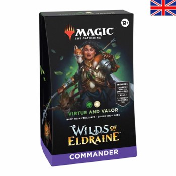 Magic Wilds of Eldraine Commander Virtue and Valor Deck EN