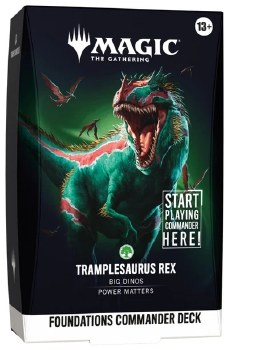 Magic Foundations Starter Commander Deck Tramplesaurus Rex EN