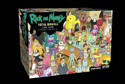 Total Rickall Rick and Morty Cooperative Card Game EN