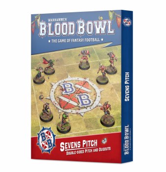 Blood Bowl Sevens Pitch Double-Sided Pitch and Dugouts