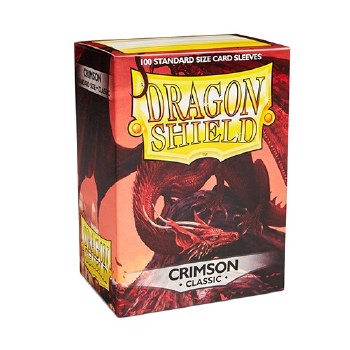 Dragon Shield Classic Crimson Standard Sleeves (100)