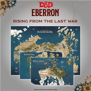 D&D Rising from the last War Eberron Map Set x3