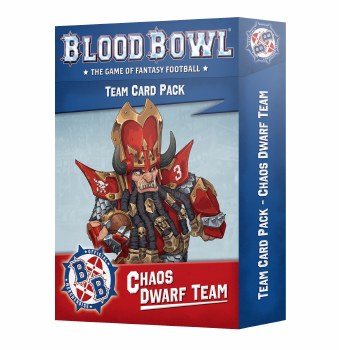 Blood Bowl Chaos Dwarf Team Cards EN