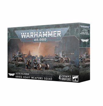 Warhammer 40k Astra Militarum Krieg Heavy Weapons Squad