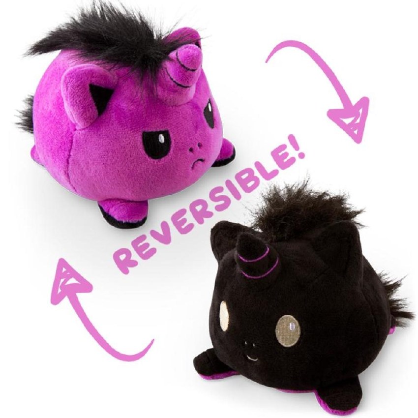 black unicorn stuffed animal