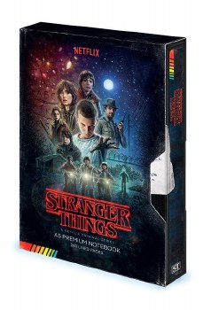 Stranger Things Premium Notizbuch A5 VHS