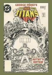 George Perezs New Teen Titans Artists Edition Hardcover Direct Market Exclusive Power Stance Cover