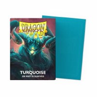Dragon Shield Matte Turquoise Standard Sleeves (100)