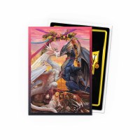 Dragon Shield Brushed Art Sleeves Valentine Dragons 2023 100