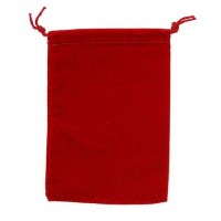 Chessex Small Suedecloth DiceBag Red