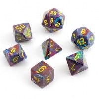 Chessex Festive 7 Die-Set Mosaic w/ Yellow