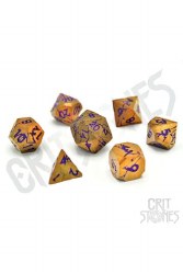 CritStones Metal Dice Set Shattered Sigils
