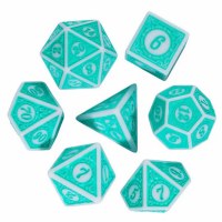 Foam Brain Games Motif PRG 7 Dice Set Azure Dreams